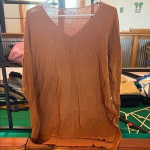 Double Zero Rust Knit Top